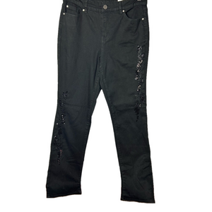 NWT Laura Black Sequin Women's Jeans